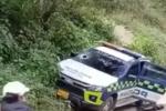 Patrulla de la policía atacada en Buriticá
