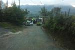Sitio exacto de balacera  registrada en Rionegro: En este sitio murió alias "el ecuatoriano"
