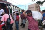 Ayudas humanitarias a desplazados en Briceño, Antioquia