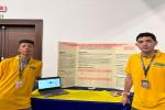 Dos estudiantes de Medellín presentaron en feria internacional “Sensores comunitarios para la calidad del agua”