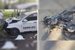 Choque frontal entre vehículo de servicio público y moto en vía a Caucasia: un muerto y tres heridos