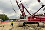 Avanzan cimentaciones del Metro de la 80 con cierres viales en sector Caribe