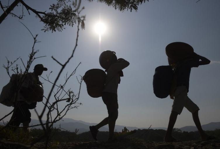 Trochas en la frontera entre Colombia y Venezuela, en Norte de Santander