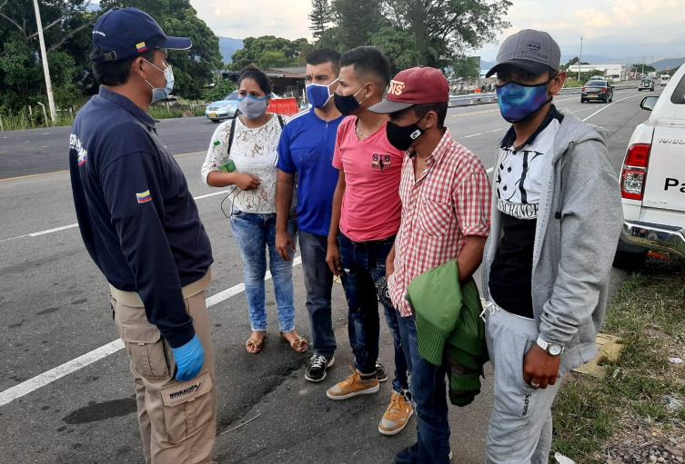 Población Migrante en la zona de Frontera entre Colombia y Venezuela