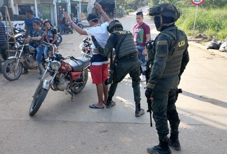 Operativos de la Policía en Norte de Santander