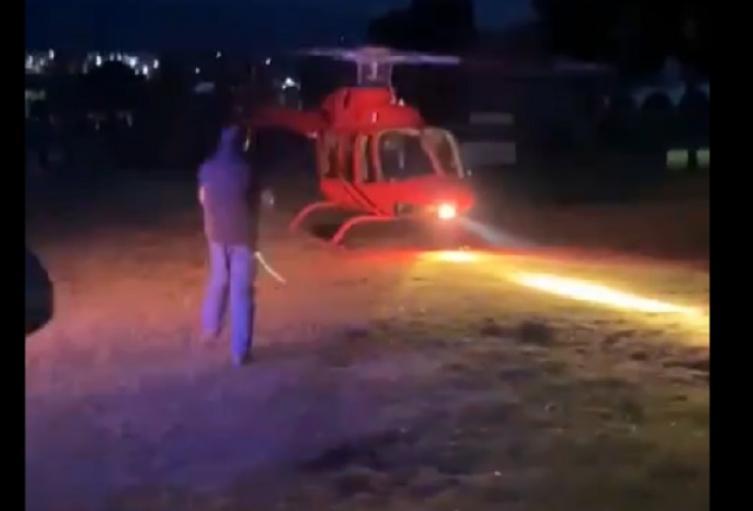 Hombre muere al ser impactado por la hélice de un helicóptero