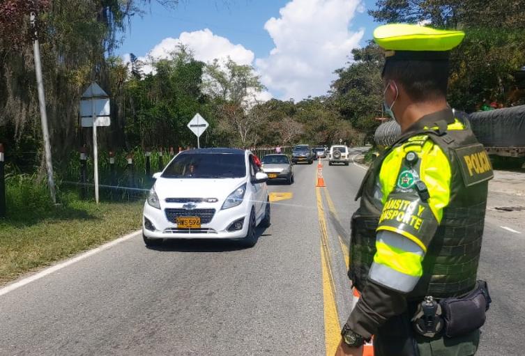 policia transito santander