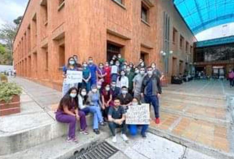 Protesta en hospital de Ocaña
