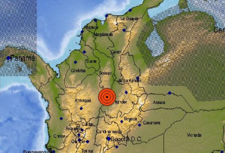 sismo santander