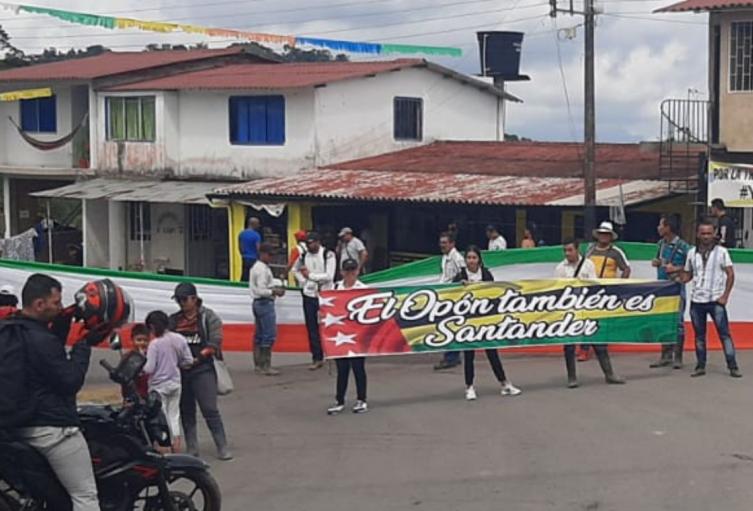 Protestas Santa Helena del Opón 