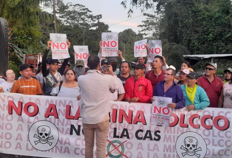 Protesta licencia ambiental explotación minera en San Vicente y Carmen de Chucurí
