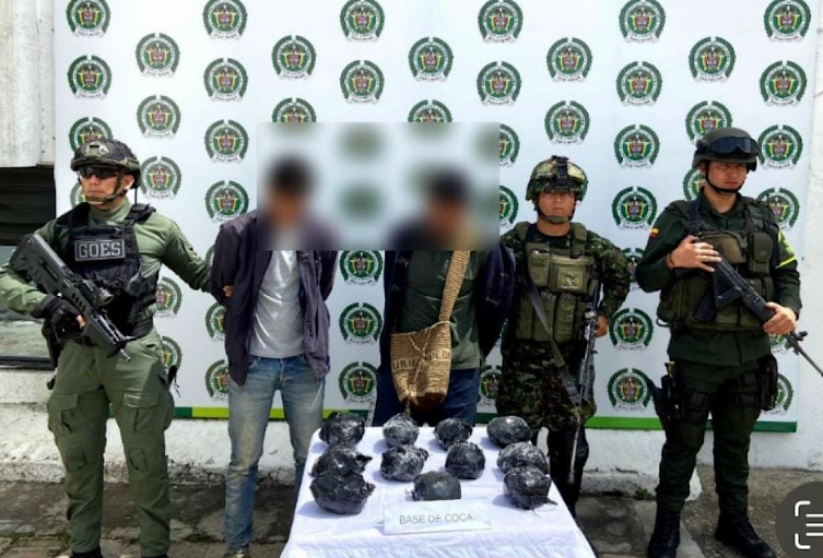 Capturados con droga 