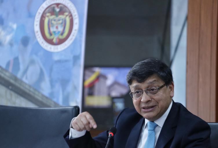 Magistrado, Jorge Enrique Ibáñez, vicepresidente Corte Constitucional