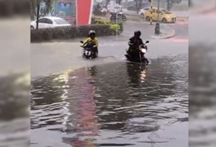 Fuertes lluvias en Bucaramanga 