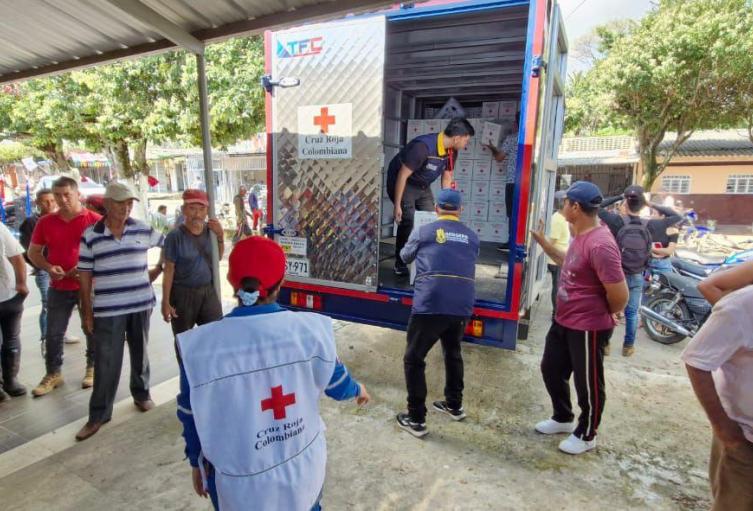 Más de 100 familias recibieron ayudas humanitarias en zona rural de Cúcuta