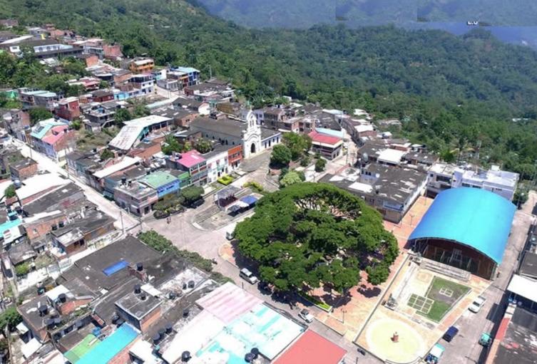 Toma aérea de Landázuri