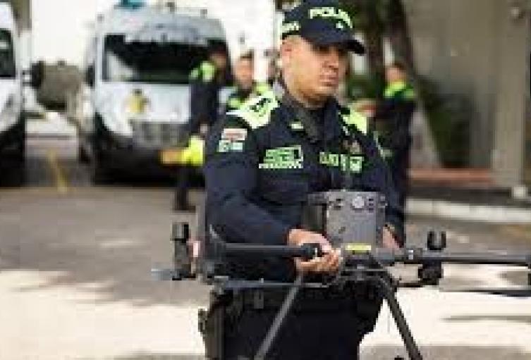 Dron en zona rural de Cúcuta