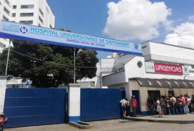Advierten colapso de la sección de urgencias en el Hospital Universitario de Santander.