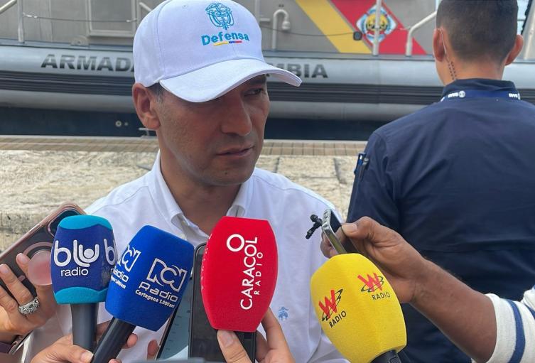 Pedro Sánchez, ministro de Defensa de Colombia