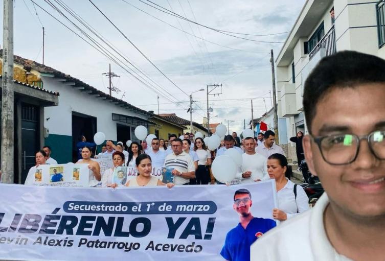 Joven de Simití, Bolívar secuestrado en el Catatumbdo.