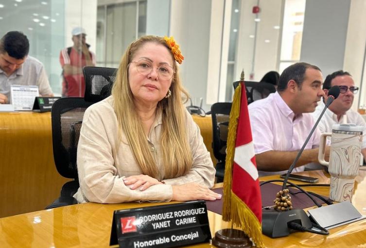 Concejal de Cúcuta Carime Rodríguez