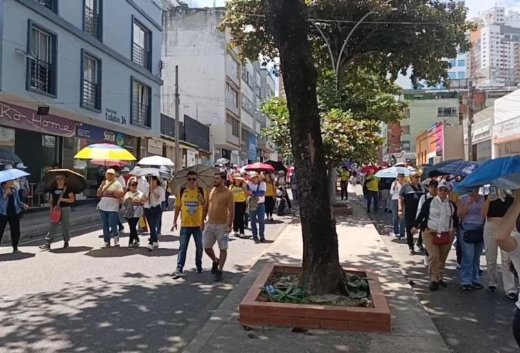 Marcha en Bucaramanga por el paro nacional (29 de mayo de 2025)