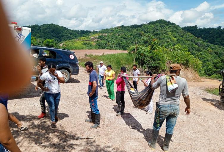 Campesinos heridos por drones en el Catatumbo.