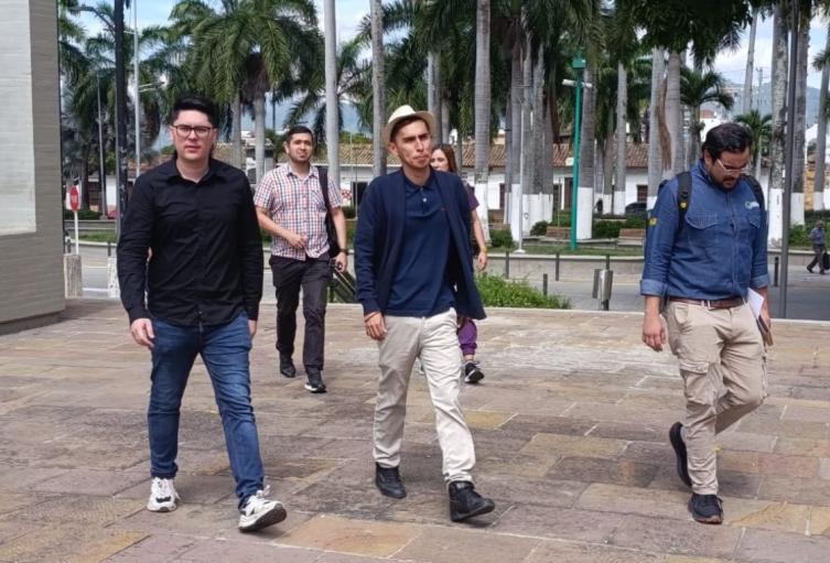Camilo Machado (concejal), Danovis Lozano (diputado) y Carlos Parra (concejal)