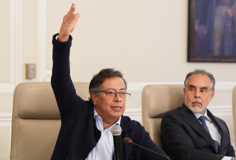 Presidente Gustavo Petro y Armando Benedetti