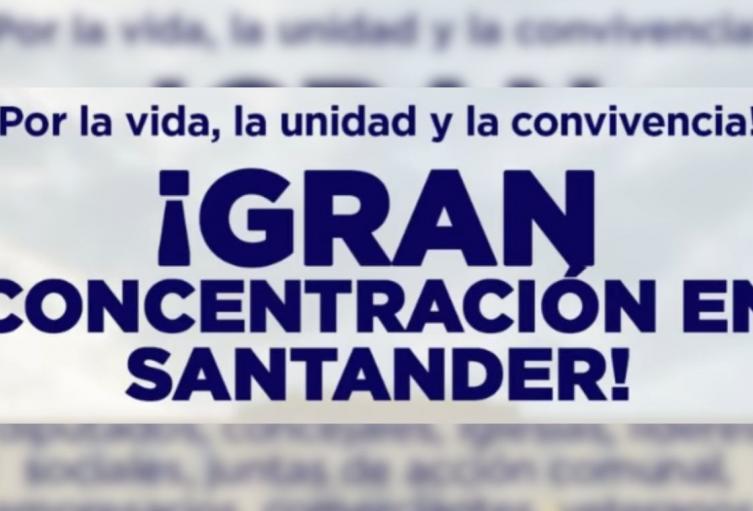 Velatón en Bucaramanga