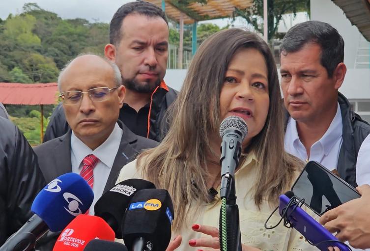 Ministra de Transporte en Nariño, María Fernanda Rojas