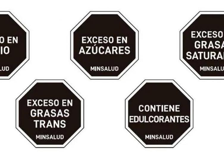 Etiquetas de alimentos.