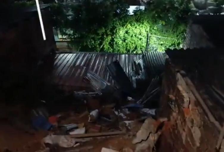 Afectaciones por lluvias en el barrio Bucaramanga