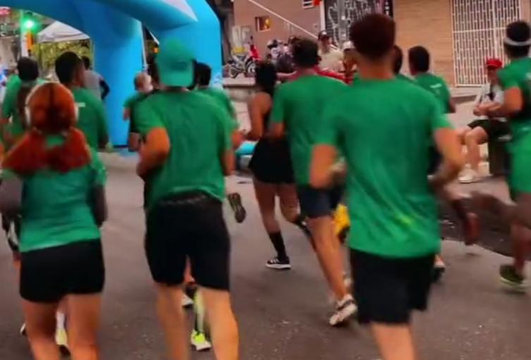 Carrera de atletismo en Bucaramanga