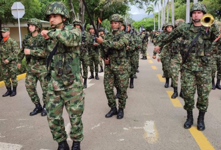 Desfile militar en Cúcuta
