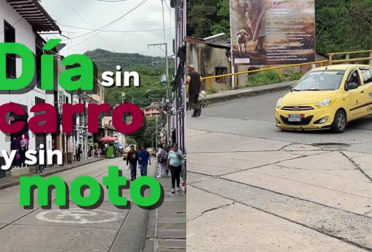 Día sin carro y sin moto en San Gil