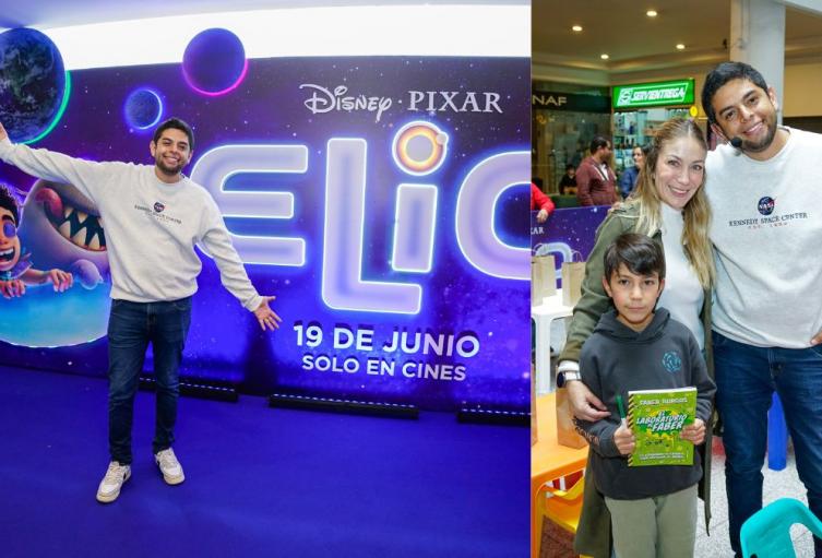Faber Burgos en el estreno de Elio