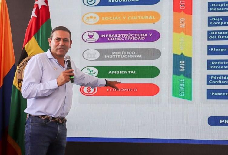 Juvenal Díaz, gobernador de Santander
