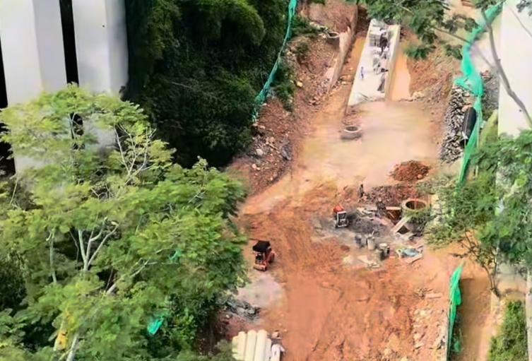 Obras en el barrio San Martín de Bucaramanga