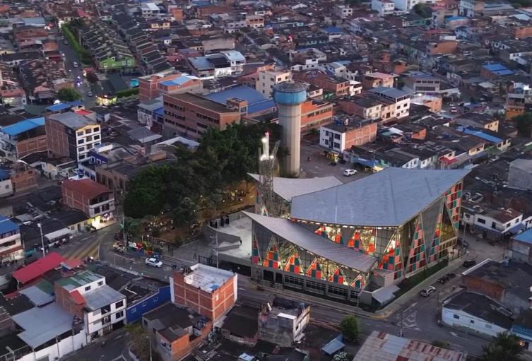 Panorámica del barrio La Cumbre de Floridablanca