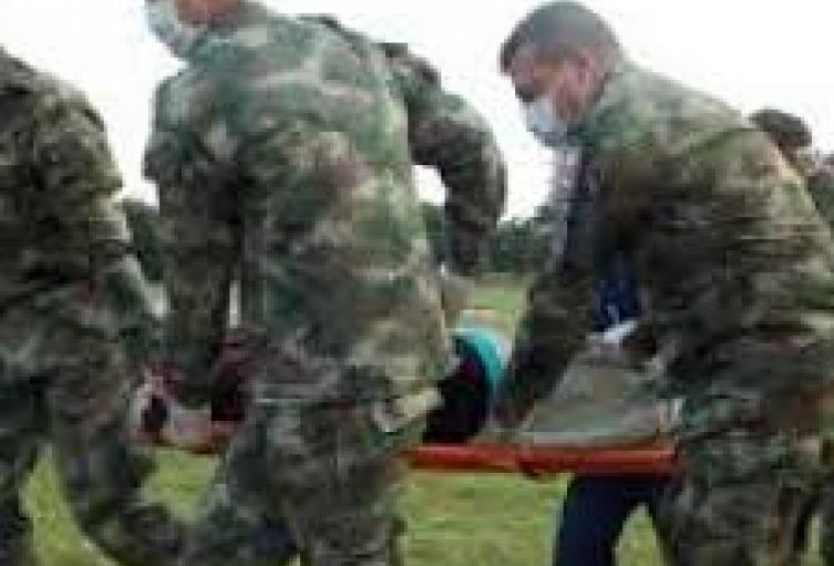 Soldado Herido en Cúcuta