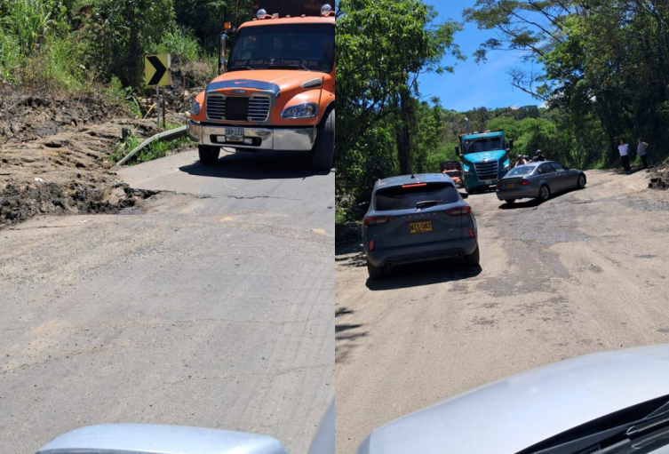 Autoridades advierten que, de no ejecutarse obras urgentes, podría perderse la carretera en zonas como Güepsa.