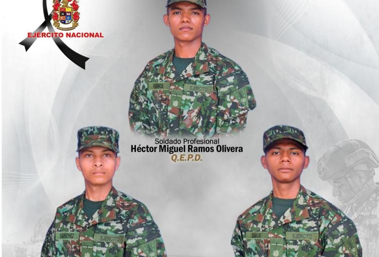 Militares asesinados en el Catatumbo