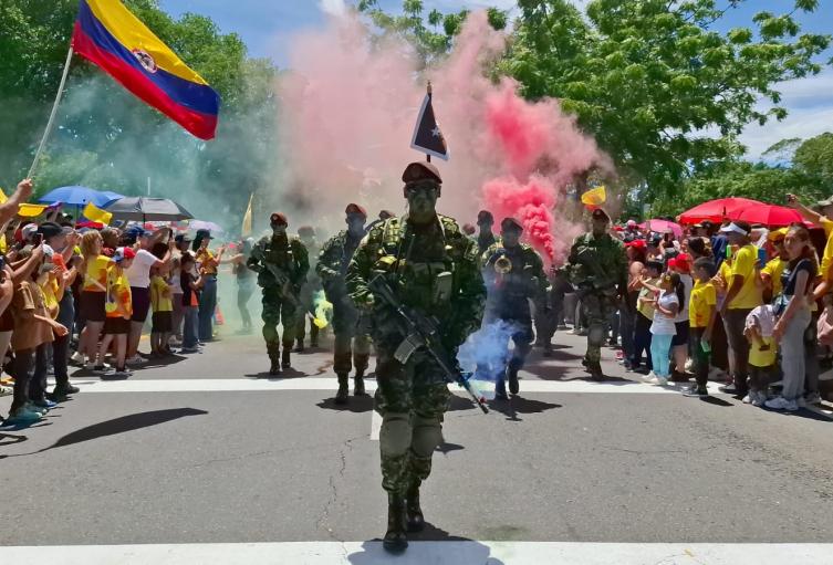 Desfile militar en Cúcuta 20 de julio 