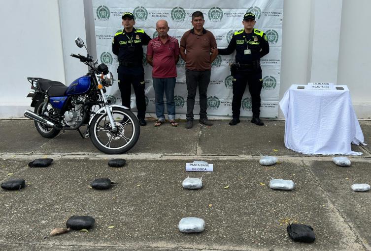 Policía capturó a dos sujetos en Norte de Santander