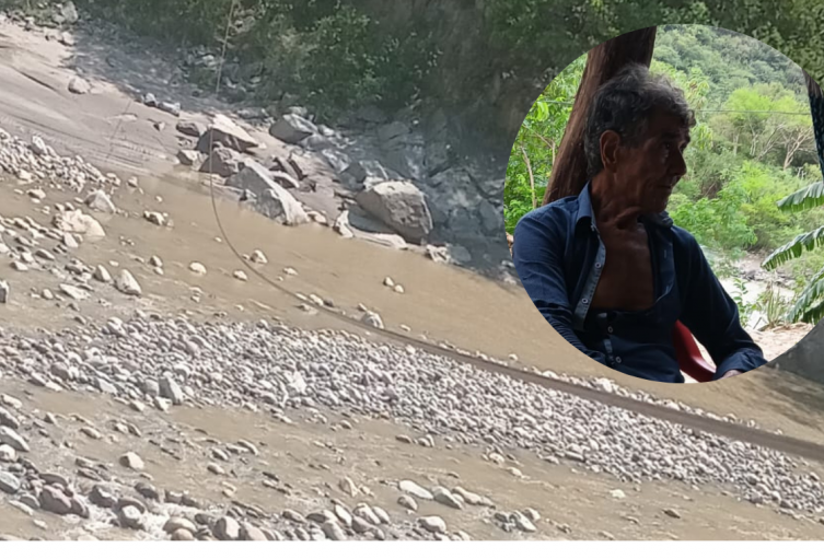 Equipos de rescate intensifican la búsqueda de adulto mayor en río Chicamocha.