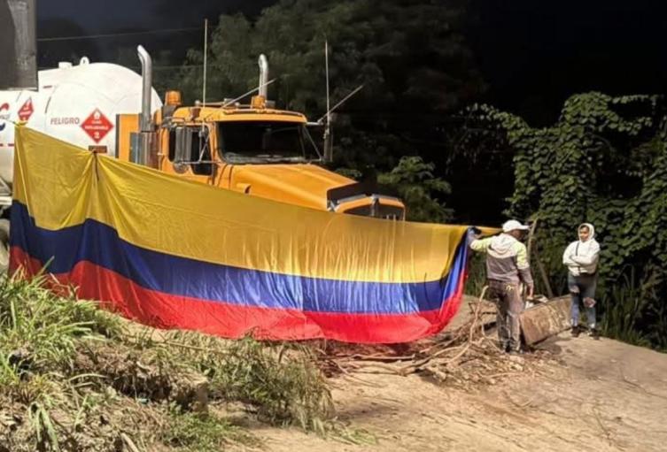 Protesta en 'paso malo', en el norte de Bucaramanga