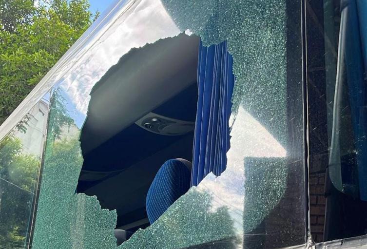 Bus de Atlético Nacional atacado en Cúcuta 
