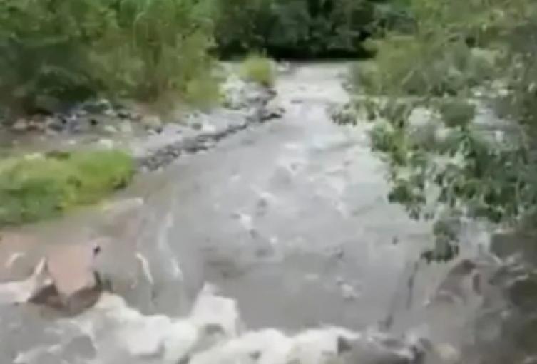 Foto: Río Salazar, lugar donde se registró la creciente súbita.