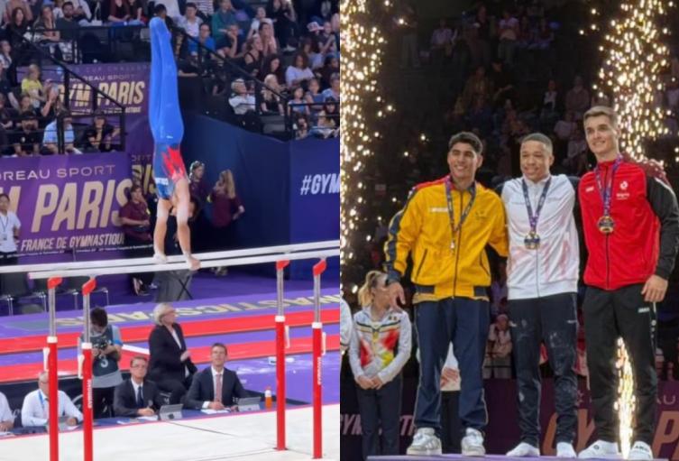 Ángel Barajas ganó medalla de plata en París Ángel Barajas ganó medalla de plata en París